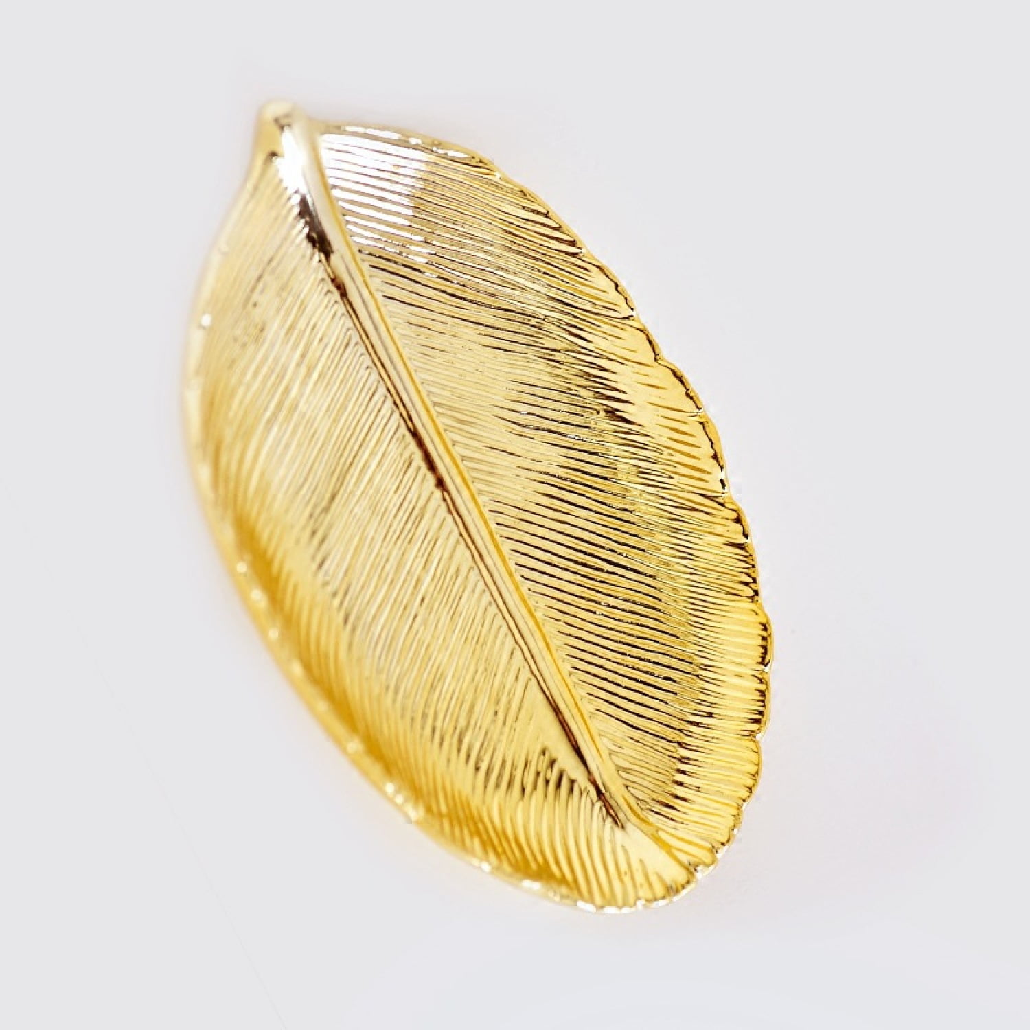 lemonadeus Small Trinket Ceramic Tray Ring Dish Gold Leaf Jewelry Bowl Dish Vanity Tray 