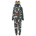 thumbnail image 2 of DuAnyozu Family Christmas Pjs Matching Sets Christmas Pajamas Santa Printed Top and Plaid Pants Sleepwear for Family, 2 of 3