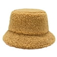 thumbnail image 6 of Kiplyki Teddy Style Lambs Wool Bucket Hat Cute Girls Outdoor Sports Fisherman Cap For Women Casual Winter Warm Hat, 6 of 6
