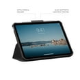 thumbnail image 5 of UAG iPad A16 Case 11" 11th Gen 2025, 10.9" 10th Gen 2022 (A3354 A3355) Plyo LT - Armor Shell Folio Cover with Adjustable Kickstand & Pencil Holder, Ice/Black, 5 of 9