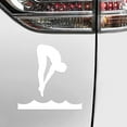 thumbnail image 3 of Magnets in Motion Diver Male Car Magnet White, 3 of 4