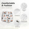 thumbnail image 6 of Lsque Halloween Dachshund Printed Women's Running Shorts with Liner Pockets,Elastic Quick Dry Workout Athletic Gym Yoga Shorts,Womens High Waist Shorts-Small, 6 of 9