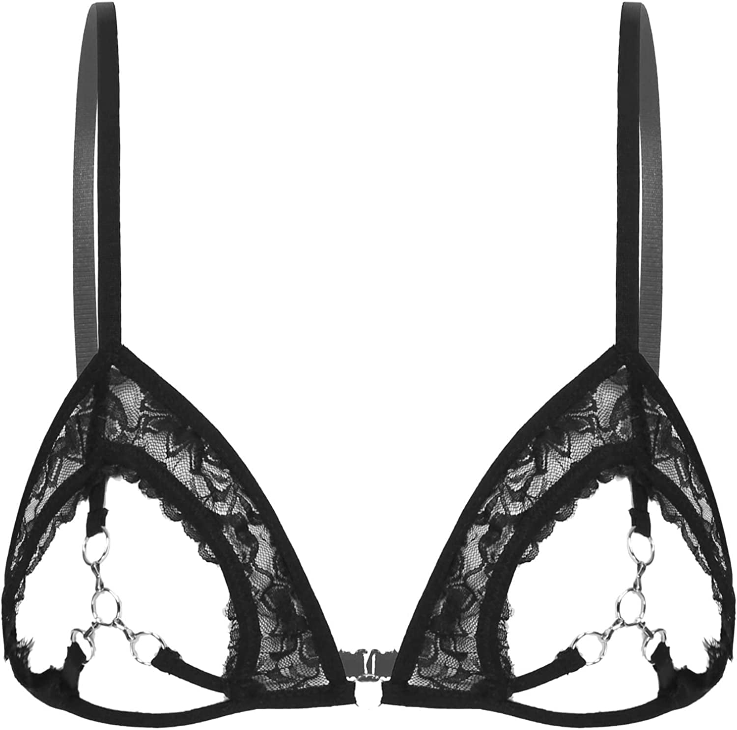 MSemis Woman's Underwire Push Up Shelf Bra 1/2 Cup Demi