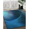 thumbnail image 2 of Ahgly Company Indoor Square Patterned Blue Ivy Blue Area Rugs, 8' Square, 2 of 6