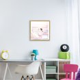 thumbnail image 3 of Stupell Industries Contemporary Be Brave Pastel Swan Gold Floating Frame Canvas Art, 18 x 18, by Kim Allen, 3 of 8