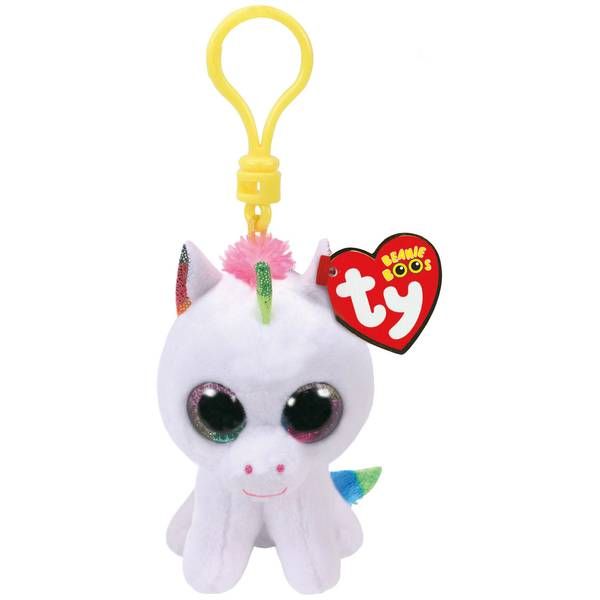 TY Beanie Boos Pixy – Unicornio Blanco De Peluche De 15 Cm Con Ojos Brillantes – Modelo Surtido – Coleccionable Con Nombre Y Fecha De Cumpleaños