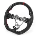 thumbnail image 2 of Volant en Fibre de Carbone Cuir Nappa Préforé avec Coutures Rouges pour Subaru WRX/STI 2015, 2 of 7