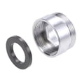 thumbnail image 4 of Uxcell Faucet Adapter  M22x1.0 Male Thread to M20x1.0 Female Thread Aerator Copper  Silver Tone 1pcs, 4 of 4
