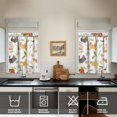 thumbnail image 4 of Kitchen Curtains 36 Inch Short - 3 Panel Set with Cute Farmhouse Egg & Chicken Print, Rod Pocket Window Curtain, 100% Polyester for Rustic Coop, Farm Kitchen, Easy Wash, 4 of 6