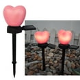 thumbnail image 7 of Yeshouse 2Pcs Solar Garden Landscape Light Waterproof LED Heart-shaped Romantic Outdoor Lamp for Valentines Day Decoration, 7 of 7
