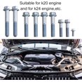 thumbnail image 2 of Kit de pernos de transmisión de repuesto, 12 piezas de pernos de transmisión de motor para Honda para Acura K20 K24 Serie, 2 of 5