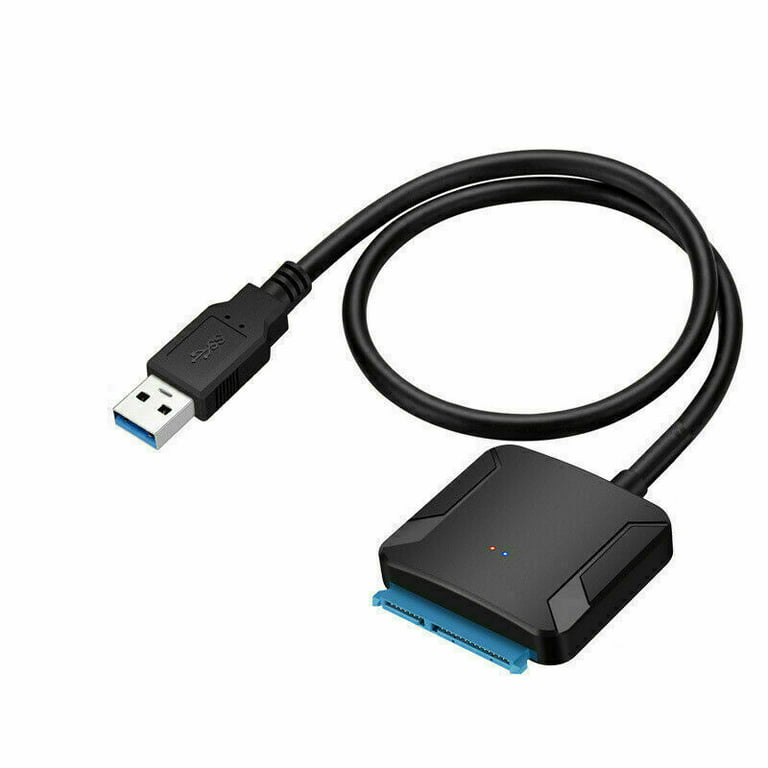 Monje Armario medios de comunicación SATA to USB Cable, USB 3.0 to SATA III Hard Driver Adapter w/UASP  Compatible for 2.5 inch HDD and SSD - Walmart.com