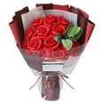 thumbnail image 1 of jifeng Artificial Flowers Box Set Rose Flower Gift Centerpieces Arrangements in Box for red, 1 of 9