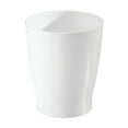 thumbnail image 3 of iDesign Franklin Plastic Wastebasket, White, 3 of 3
