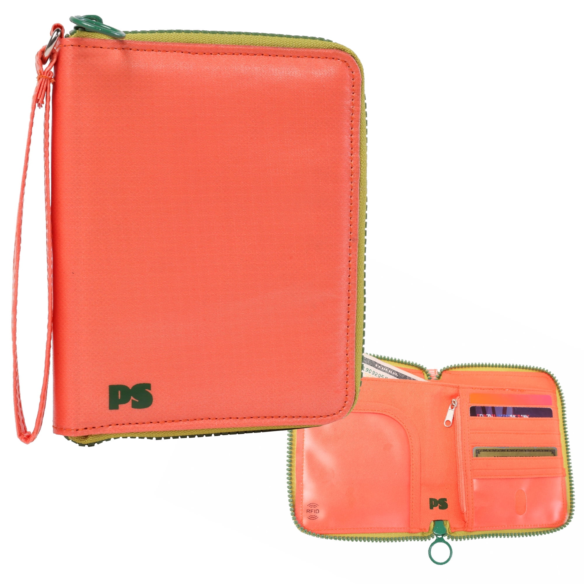 Fintie RFID Blocking Passport Holder Travel Wallet - Vintage Pink PU Leather, 5.5 X 4.0 Inches