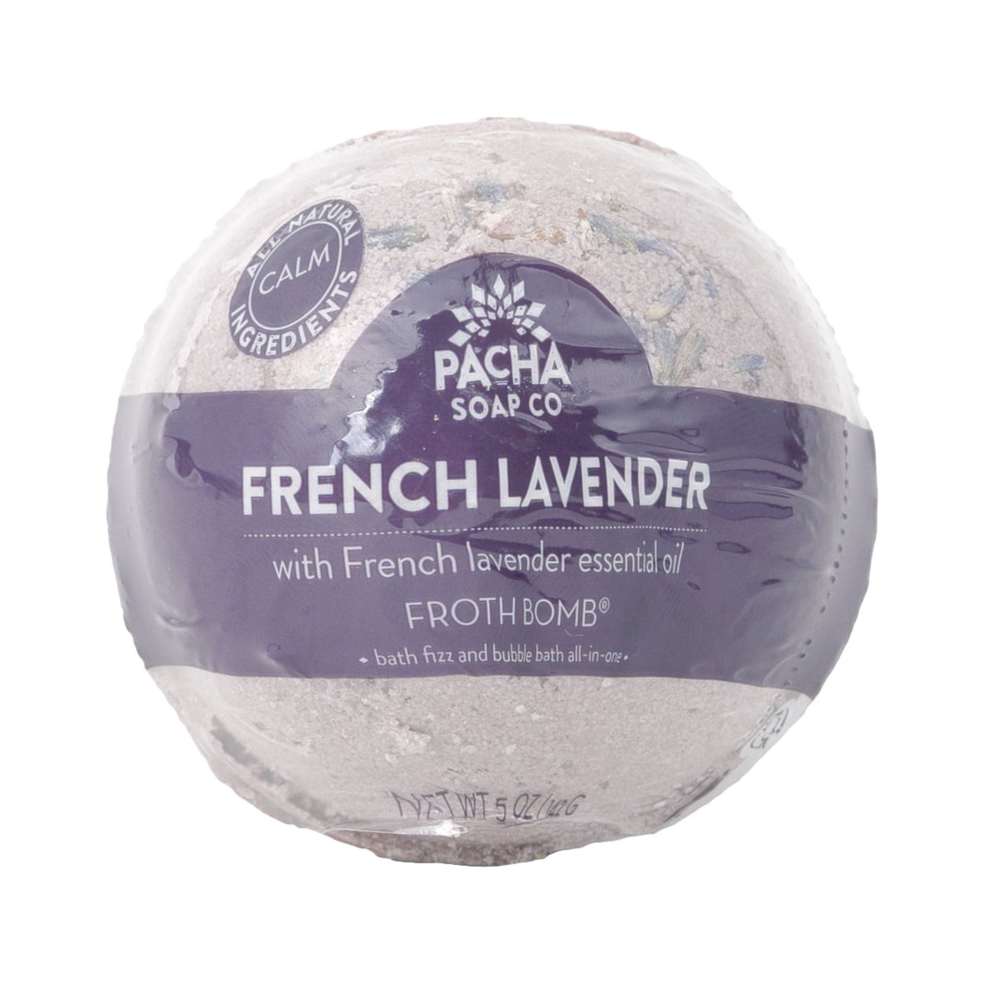 (3 pack) Pacha Soap Co.'s French Lavender Froth Bomb, 1 Count