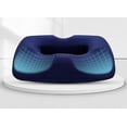 thumbnail image 2 of Cojín portátil de espuma viscoelástica para coxis, cojines ergonómicos y ortopédicos para coxis, 2 of 5