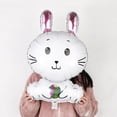 thumbnail image 4 of 1Pc/3Pcs Cartoon Balloon Creative Shape Adorable Appearance Bright Color Anti-explosion Holiday Prop Easter Bunny Aluminum Film Balloon Decoration for Home, 4 of 8