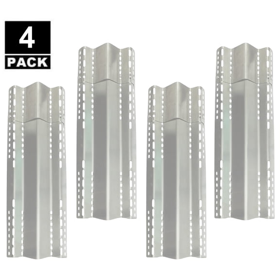 Quickflame 15.8” to 18.8” Stainless Steel Flavorizer Bars for Universal Gas Grills (4 Pack)