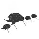 thumbnail image 4 of Pequeño Enchufe de Erizo en la Estaca de Decretación, Lindo Arte de Hierro Animal Hedgehog Material de Hierro Decorativo de Hierro Para Decoración al Aire Libre para Jardín para, 4 of 7