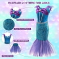 thumbnail image 2 of Disfraz Sirenita YANSION Vestido Princesa Ariel para niñas Tamaño 130cm, 2 of 7