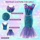 thumbnail image 2 of Disfraz Sirenita YANSION Vestido Princesa Ariel para niñas Tamaño 130cm, 2 of 7