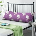 thumbnail image 2 of Long Body Pillow Cover - Soft & Breathable, Hidden Zipper, 20"x54", Magical Unicorn & Rainbow Print - Perfect Gift for Fantasy Lovers, Side Sleepers, Kids & Teens Room Decor, 2 of 7