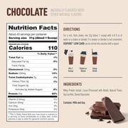 Isopure Low Carb 100% Pure Whey Isolate Protein Powder, Lactose Free, Gluten Free, With Vitamins, Chocolate, 25g Protein Per Serving, 3 Lbs, 42 Servings (Packaging May Vary)