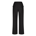 thumbnail image 4 of Women's Ankle-Length Straight Leg Casual Pants in Cotton Linen Blend for Spring and Summer, 4 of 6