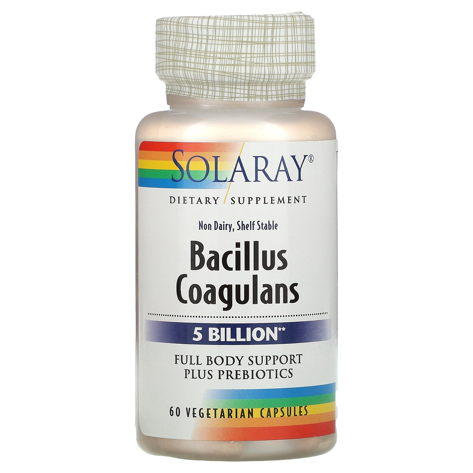 Solaray Bacillus Coagulans, 5 Billion, 60 Vegetarian Capsules Walmart