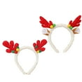 thumbnail image 5 of AYYUFE Head Hoop Non-slip High Elasticity Elk Ear Smooth Edge Christmas Headband Headwear for Party, 5 of 8