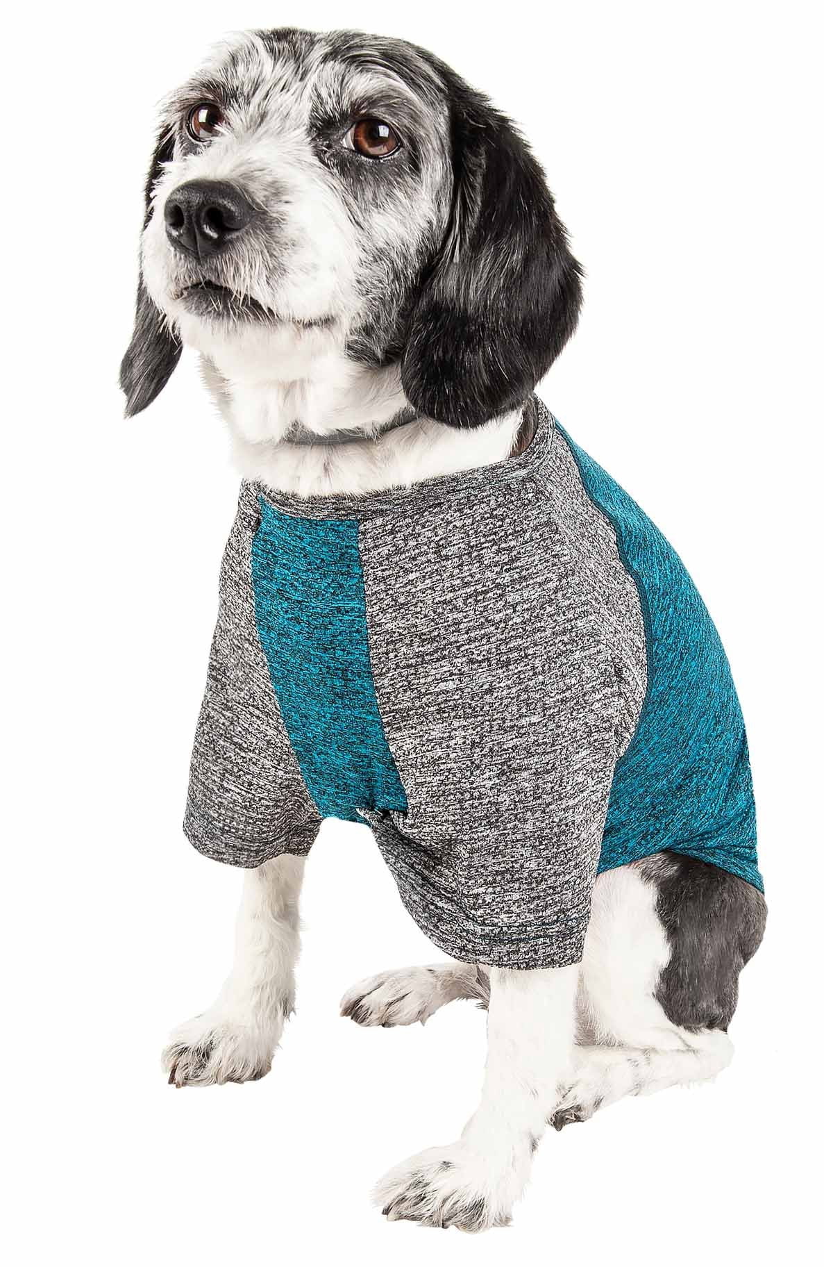Pet Life ® Active 'Hybreed' 4-Way-Stretch Fitness Performance Dog T-Shirt