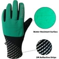 thumbnail image 2 of FINGER TEN Winter Cycling Gloves for Men Women Waterproof Touchscreen Warm Fleece Thermal, Running Gloves Mens Reflective Lightweight Gel Padded Anti-Slip Lining for Skiing Riding Hiking Sports, 2 of 8