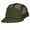 Olive, variant on Mens Womens Lightweigh Mesh Camper Hat with Flat Bill Breathable Waterproof Cap, Olive