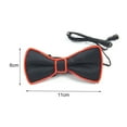 thumbnail image 6 of Tnobhg LED Light Up Bow Tie with Flashing Modes Adjustable Long-lasting Wide Application Bow Tie Prom Dress Performance Props, 6 of 8