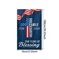 thumbnail image 3 of 250 Years of Blessing 250th Anniversary Commemorative Flag 28x 40Inch Double Spray Print Patriotic All-Weather Heavy Duty Outdoor Banner Decor, 3 of 6