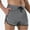 Dark Gray, variant on Hvot&aat Men's Gym Workout Shorts Breathable Running Training Zipper Pocket Shorts Casual Solid Color Shorts