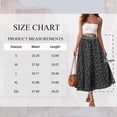 thumbnail image 2 of TEMOFON Womens Floral Maxi Skirt Elastic Waist A-Line Long Skirt Casual Flowy Summer Boho Beach Vacation Skirt with Pockets, 2 of 9