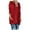 Red, variant on Aboser Long Shirts for Women Plus Size Basic Tees Solid Color Casual Tops Loose Fit Base Tee Top Lightweight Long Sleeve Tshirts with Pockets