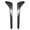 Black-Carbon fiber, variant on 2PC Car Rear Window Side Spoiler ABS Spoilers Canards Splitter For Volkswagen VW Tiguan Rline MK2 2017+ Gloss Black Carbon Fiber