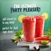 Nostalgia Snow Cone Maker, Shaved Ice Machine and Snow Cone Maker with 2 Ice Molds, Green