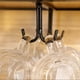 thumbnail image 4 of 6 Pack Mug Holder, Rustic Under Cabinet Mug Organizer Rack Cup Shelf With 12 Hanging Hooks For Mugs, Coffee Cups, Beer Glass And Kitchen Utensils Disp, 4 of 4