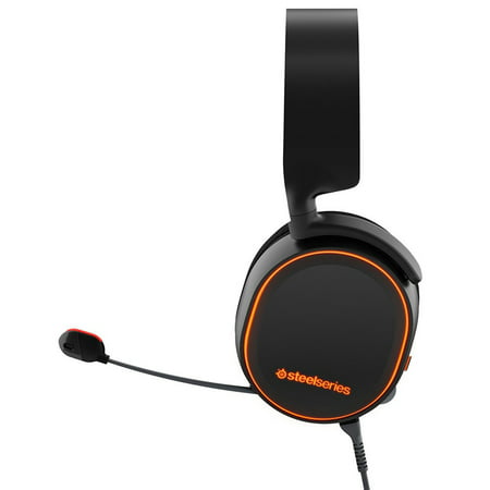 SteelSeries Arctis 5 RGB Illuminated Gaming Headset (2019 Edition) - (Best Gaming Headset For Glasses Wearers 2019)