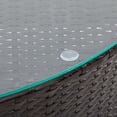 thumbnail image 4 of All-Weather PE Rattan Sofa/Outdoor Event Hosting/Comfortable Pillows, 4 of 7