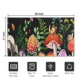 thumbnail image 5 of Red Mushroom Snail Black Pattern Door Rugs,Washable Non Slip Door Mats Indoor,Decorative Door Mats,Entry Mat Indoor for Entrance,Bedroom,Kitchen,Bathroom,17"x30", 5 of 6