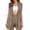 Khaki, variant on Short Sets for Women Sleeveless V Neck Long Cardigan Vest and Shorts 2 Piece Matching Set Business Casual Work Sets