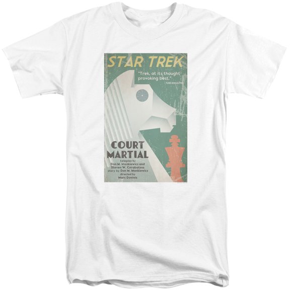 Star Trek Tos Episode 20 Adult Tall T-Shirt 18/1 T-Shirt White