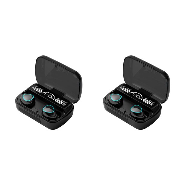 Auriculares portátiles Matsuzay compatibles con Bluetooth sonido estéreo en la oreja Negro Stor skärm