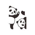 thumbnail image 5 of Juego de 1 adhesivo de vinilo para interruptores con diseño de panda, 5 of 5