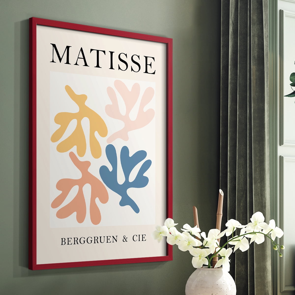 Matisse CCLXXVI in Solid Wood 8 x 10 Framed Print